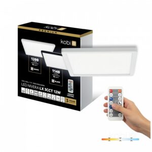 Ceiling lamp Kobi NIVERA SQUARE 12 W Adjustable (CCT) IP54 white | WATTpro