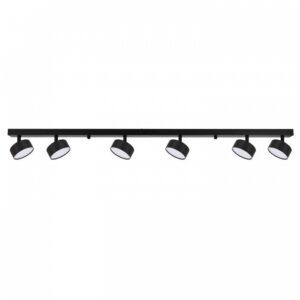 Griestu lampa Kobi LUNVIGO 6×GX53 melns | WATTpro