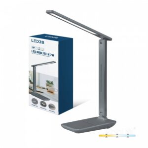 Galda lampa Kobi NOBLITE 7 W Regulējama (CCT) pelēks | WATTpro