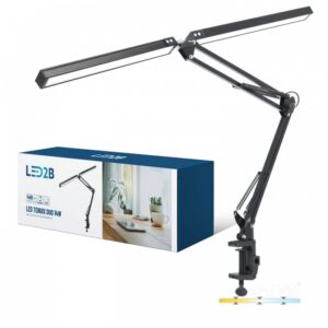 Galda lampa Kobi TENUIX DUO 14 W Regulējama (CCT) melns | WATTpro