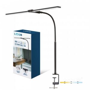 Galda lampa Kobi TENUIX DUO 14 W Regulējama (CCT) melns | WATTpro