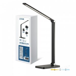 Galda lampa Kobi NOBLITE Q 7 W Regulējama (CCT) melns | WATTpro