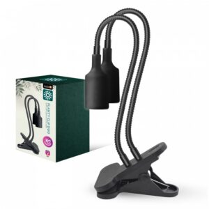 Plant lamp Kobi PLANTY CLIP DUO E27 with clips black (without bulbs) | WATTpro