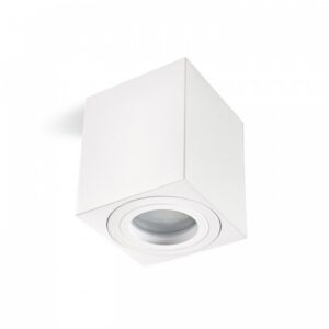 Recessed luminaire Kobi AQUARIUS SQUARE GU10 IP44 white | WATTpro