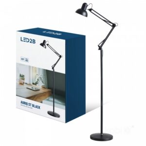 Stāvlampa Kobi AURIQ E27 melns | WATTpro