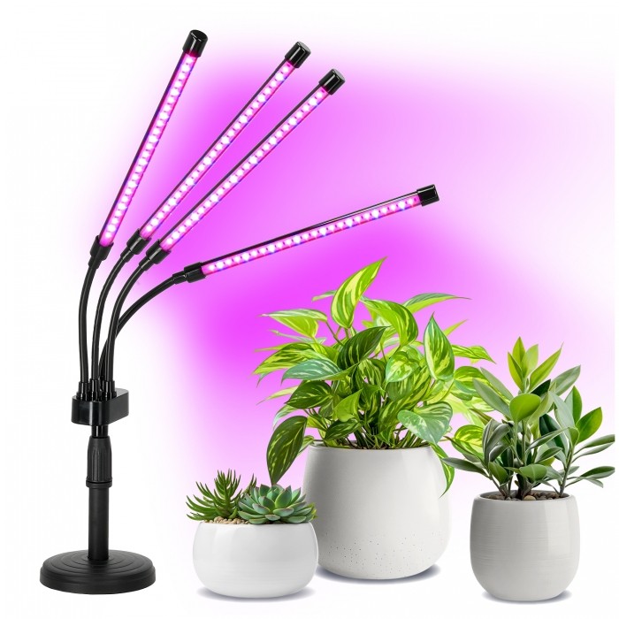 LED plant lamp Kobi VITARO 4 ST MINI 10W with stand black | WATTpro