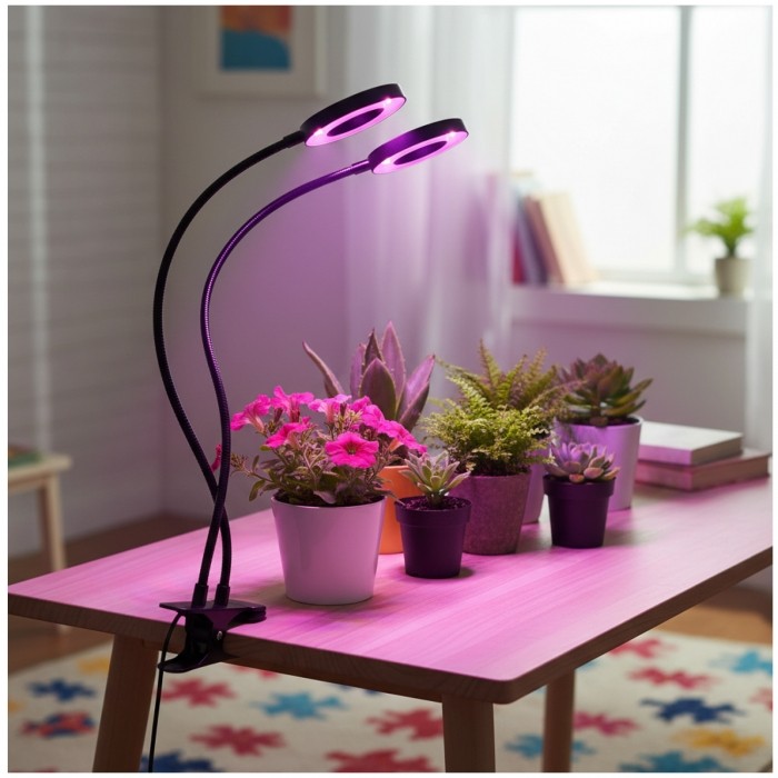 LED augu lampa Kobi VITARO RING 2 CLIP 8W ar knaģi melna | WATTpro