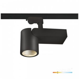 Sliežu gaismeklis Kobi NT5 28 W 3000 K 24° melns | WATTpro