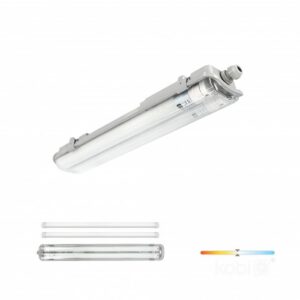 Sealed kit Kobi WATERPROOF HERMETIC 2X 9 W 4000 K 2×60 cm IP65 | WATTpro