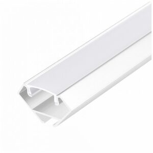 LED profile Kobi N01 corner white 1m with matt diffuser | WATTpro