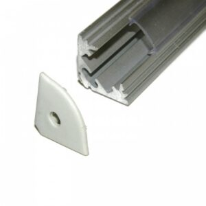 LED profile Kobi P3NA corner non-anodised 1m | WATTpro