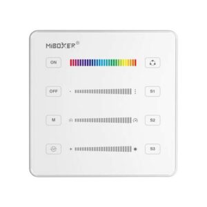 Panel MiBoxer B6 SPI, touch, scene, for digital LED strips, white (SPIR3, SPIR3-M)