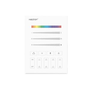 Panel MiBoxer B9 SPI, touch, scene, for digital LED strips, white (SPIW5)
