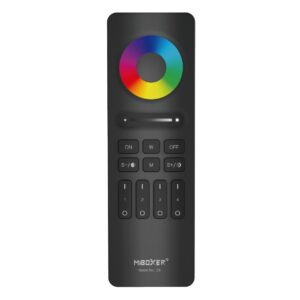 Remote control MiBoxer C5 for LED strips, RGBCCT, with magnetic holder, black