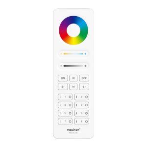 Remote control MiBoxer C8, 8-zone, RGBCCT, with magnetic holder, white