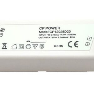 Power supply IdeaLED 12 V DC 25 W IP20, 145x38x23 mm