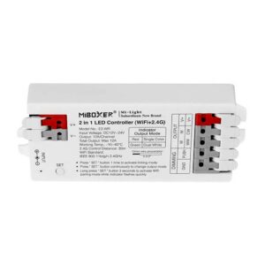 Controller MiBoxer E2-WR WiFi + 2,4 G 12 A 2in1 MONO/CCT, quick mounting