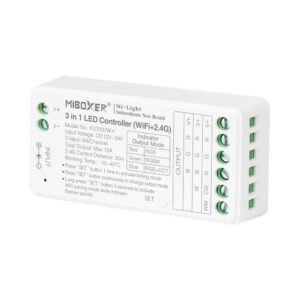 Receiver MiBoxer FUT037W+ for LED strips, RGB/RGBW/RGB+CCT, 12 A, WiFi