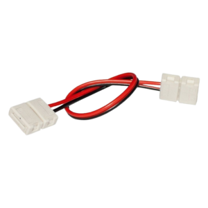Connector IdeaLED double-ended 8 mm with cable, angled