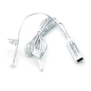 Switch IdeaLED universal 3in1, proximity, for cabinets, with dimmer, 12 V 60 W, white