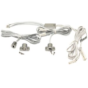 Switch-sensor IdeaLED double, for cabinets, 60/100 W, 12-24 V, chrome