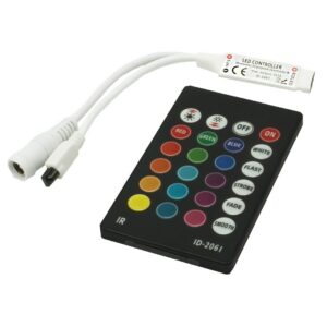 Kontrolieris IdeaLED IR RGB, 24 pogas, 72 W, mini