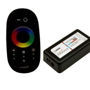 Kontrolieris IdeaLED RGB RF 2,4 G, melns