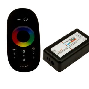 Kontrolieris IdeaLED RGBW RF 2,4 G, melns