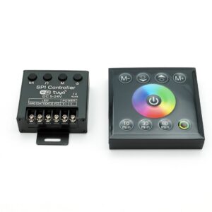 Controller IdeaLED LED RGB WiFi TUYA, digital, music, with RF remote
