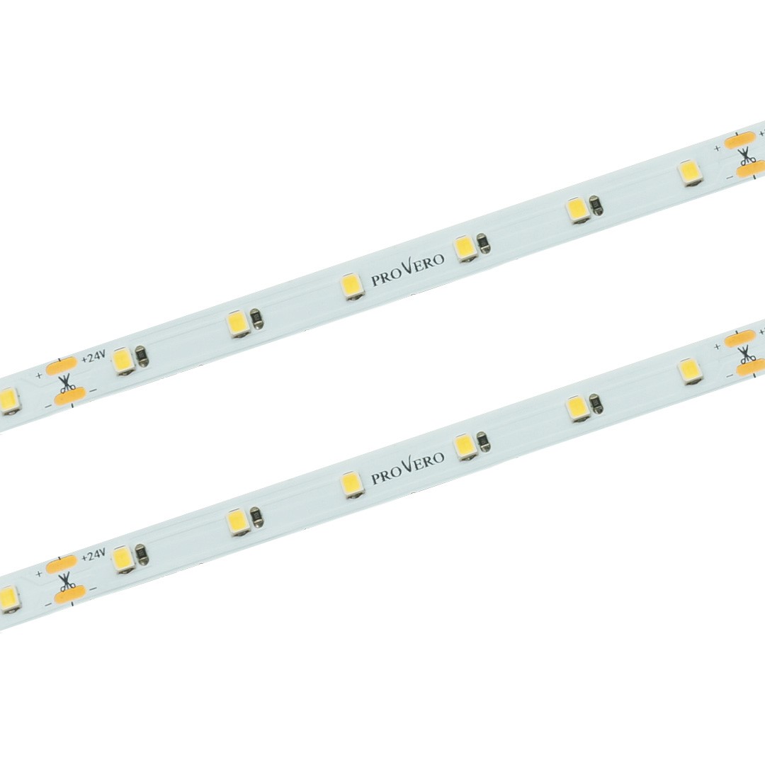 LED lente 3000 K 24 V 7,2W/m IP33 5m rullis