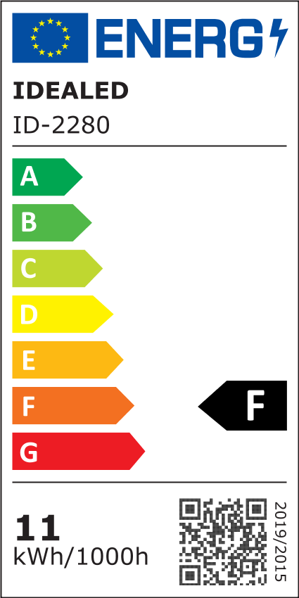 LED lente IdeaLED COB 480 LED/m 24 V 11 W/m 3000K IP20, 8 mm, 5 m