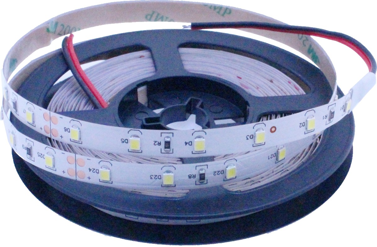LED lente 4000 K 24 V 4,8W/m IP20 5m rullis
