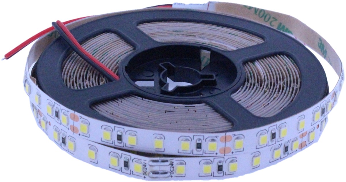 LED lente 4000 K 24 V 9,6W/m IP20 5m rullis
