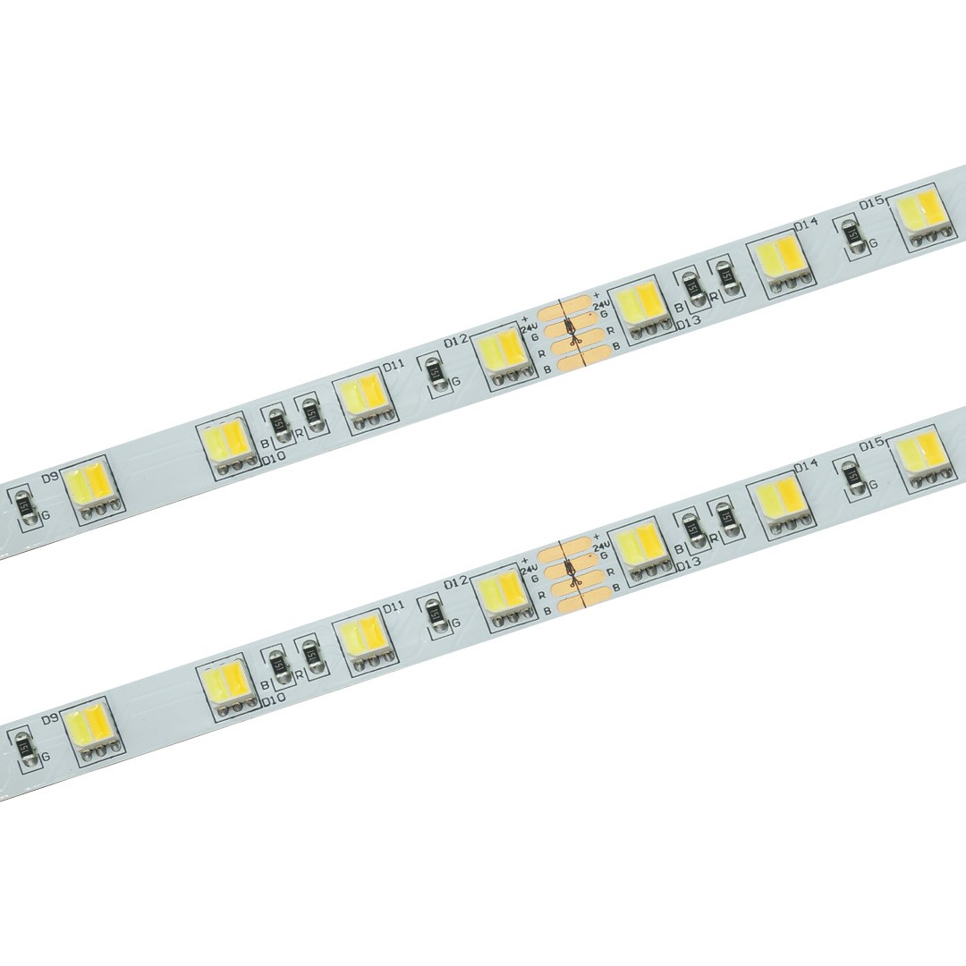 LED lente Regulējama (CCT) 24 V 14,4 W/m IP20 5m rullis