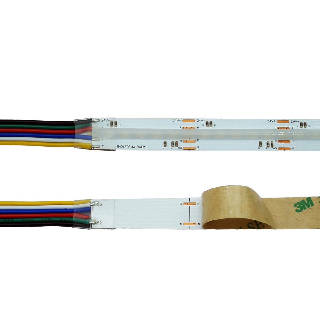 LED strip IdeaLED COB 840 LED/m 24 V 20 W/m RGB+CCT IP20, 12 mm, 5 m - Image 4