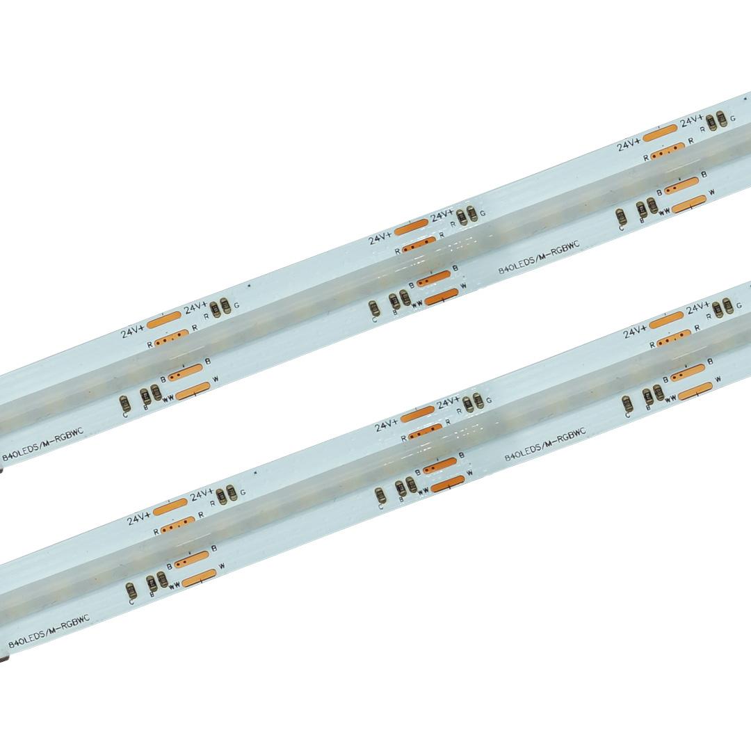 LED strip IdeaLED COB 840 LED/m 24 V 20 W/m RGB+CCT IP20, 12 mm, 5 m