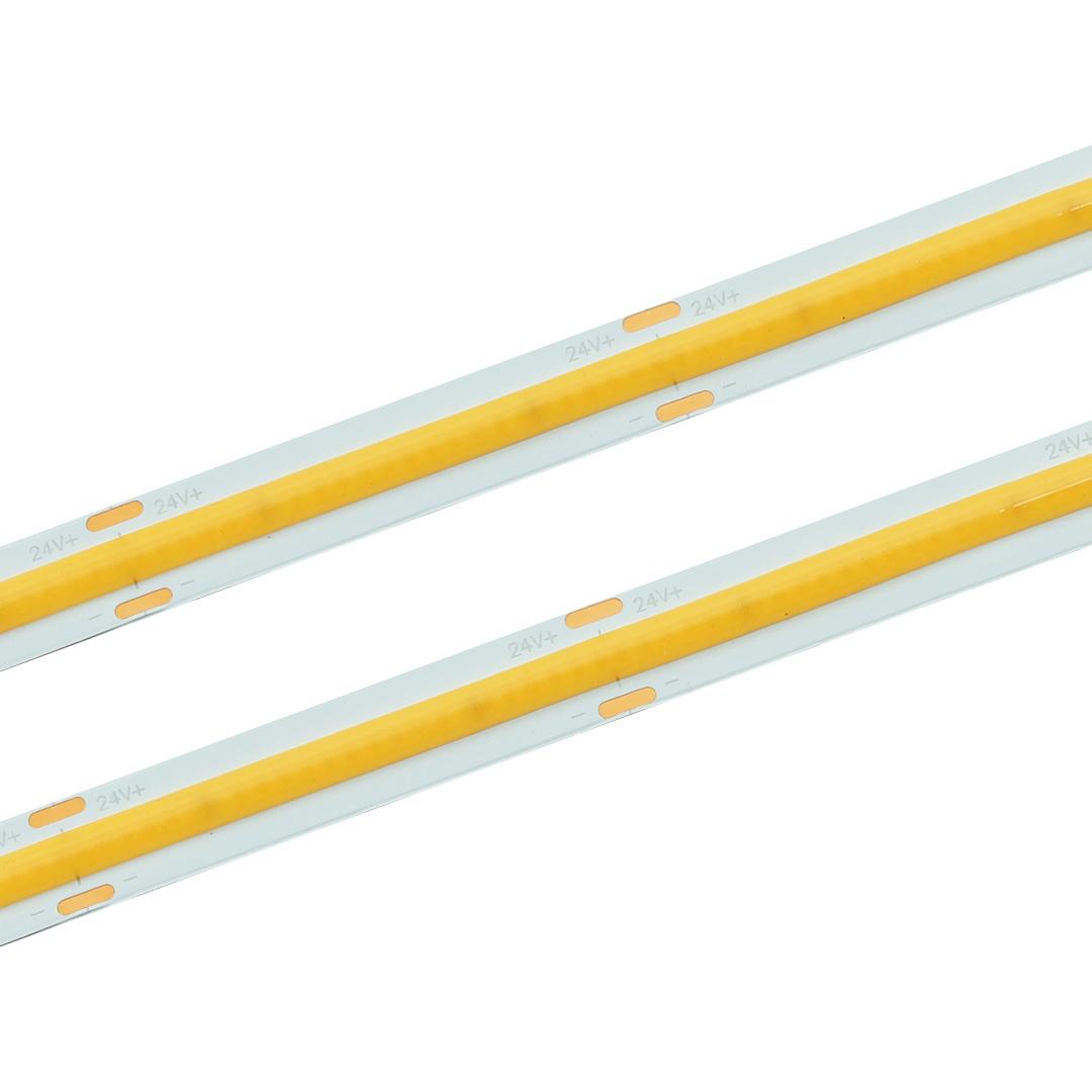 LED strip IdeaLED COB 528 LED/m 24 V 14 W/m 3000K IP20, 10 mm, 5 m