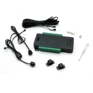 Stair controller IdeaLED LED PIR, 16 steps, black