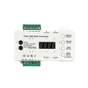 Stair/corridor controller IdeaLED, digital, LED mono/RGB, 12-24 V, twilight sensor and 2x PIR