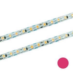 LED lente IdeaLED SMD2835 120 LED/m 12 V 7 W/m rozā IP20, 6 mm, 10 m