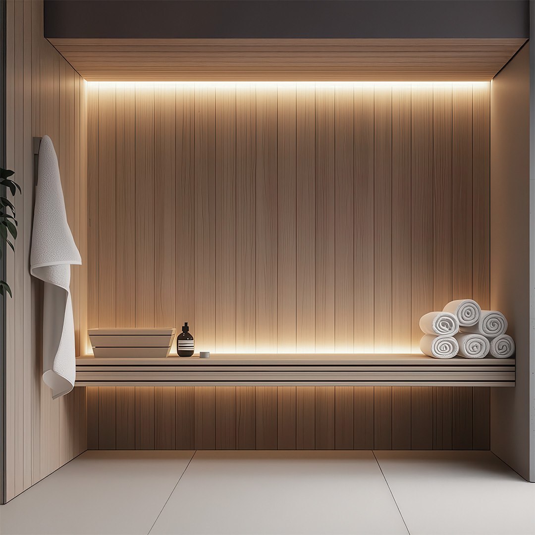 LED strip IdeaLED SAUNA COB 480 LED/m 24 V 10 W/m 6000K IP68, 5x12 mm, 5 m