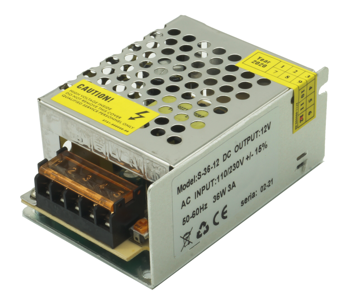 Power supply IdeaLED 12 V DC 36 W IP20, modular, 85x60x33 mm