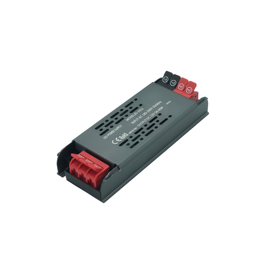 Power supply IdeaLED 12 V DC 60 W IP20, Ultra Slim, 135x50x24 mm