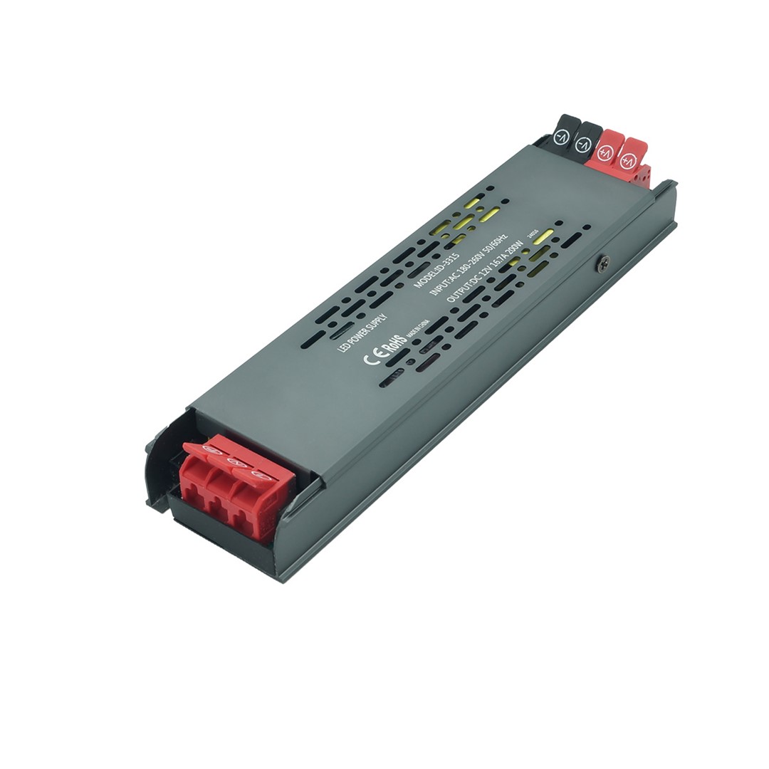 12 V DC IP20 200W barošanas bloks