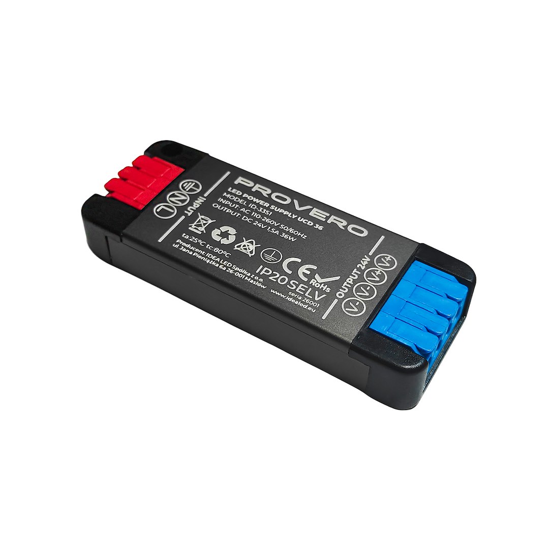 Power supply IdeaLED 24 V DC 36 W IP20, 86x34x15 mm - Image 3
