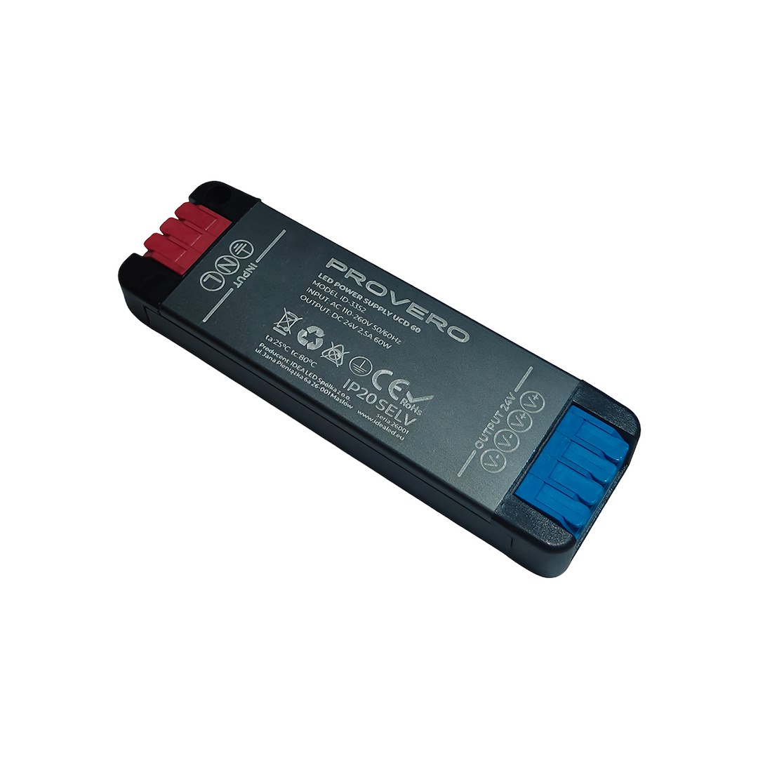 Power supply IdeaLED 24 V DC 60 W IP20, 107x34x15 mm - Image 3