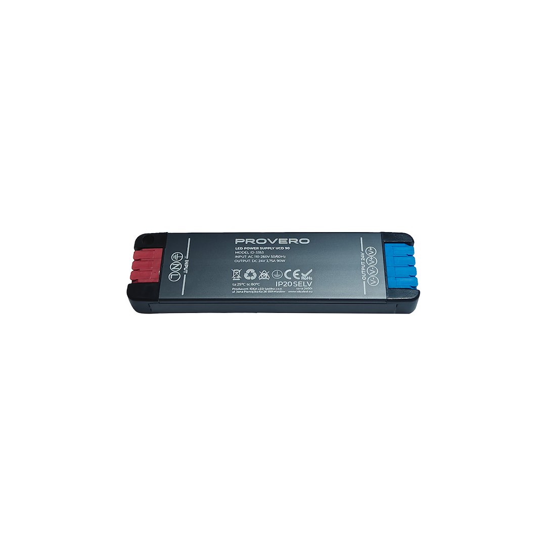 Power supply IdeaLED 24 V DC 90 W IP20, 125x34x15 mm