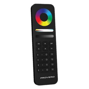 Remote control IdeaLED PROVERO MONO/CCT/RGB/RGBW/RGBCCT, black