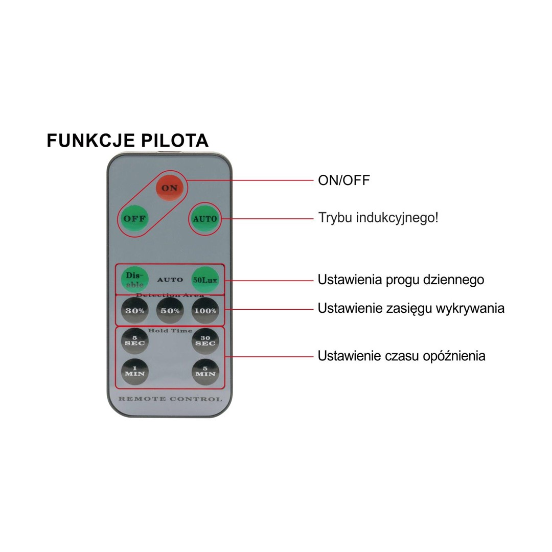 Sensors kustības mikroviļņu 100 W