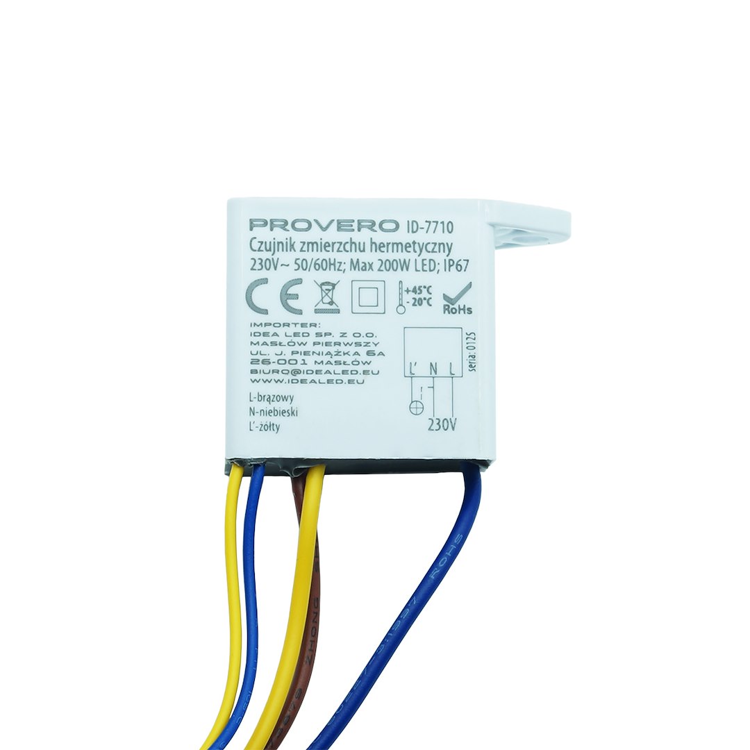 Krēslas sensors, hermētisks